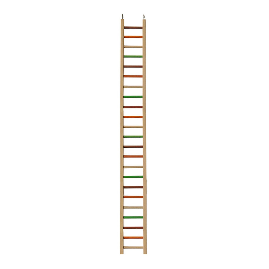 A & E Cages Happy Beaks Wooden Hanging Ladder Bird Toy 1ea/MD, 50 in.