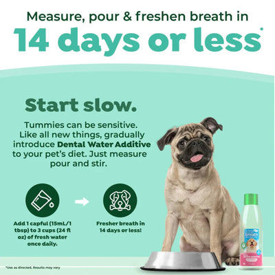 TropiClean Fresh Breath Oral Care Water Additive for Puppies 1ea/16 fl oz