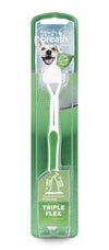 TropiClean Fresh Breath Triple Flex Toothbrush for Dogs 1ea/LG