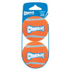 Chuckit! Tennis Ball Dog Toy Shrink Sleeve Orange/Orange 1ea/MD, 2 pk