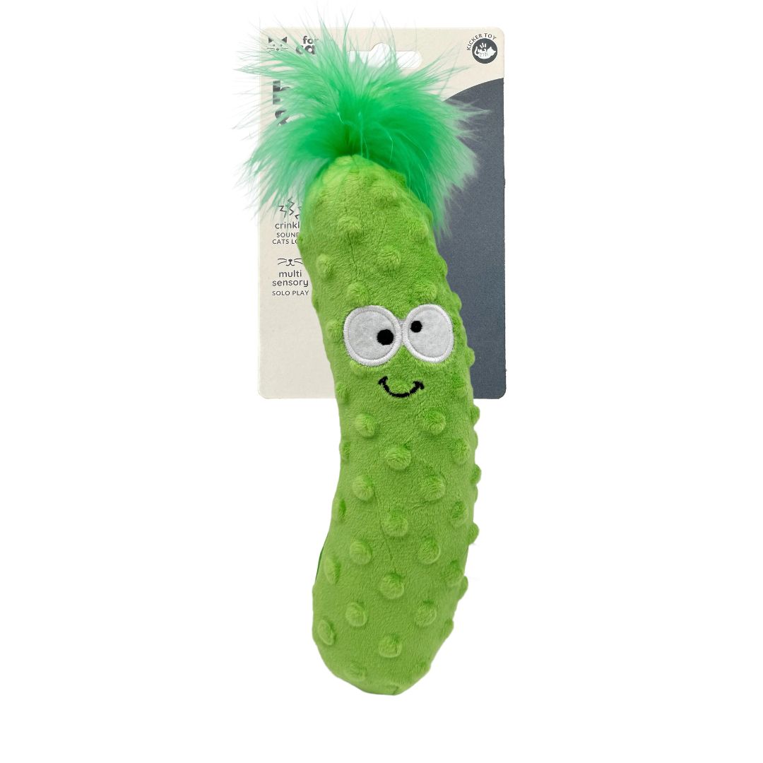H&K C Kicker Pickle Organic Catnip Plush Crinkle