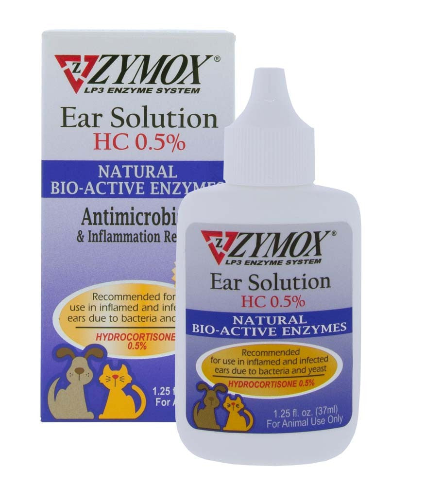 Zymox Ear Solution with .5 hydrocortisone 1.25oz bottle 1ea/1.25 fl oz