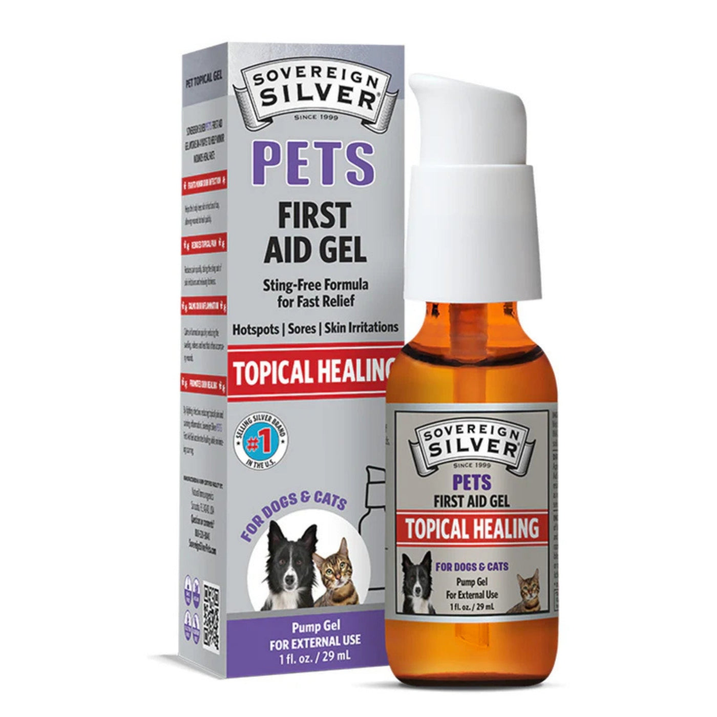 Sovereign Silver Pets Topical First Aid Gel Ds 12 Pc