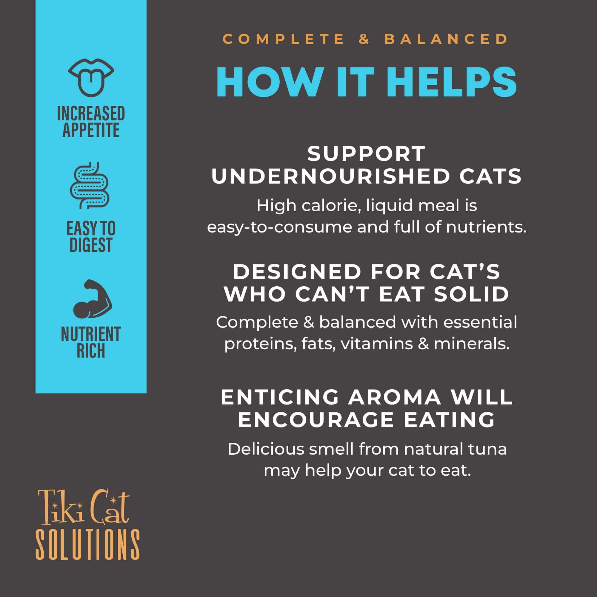Tiki Pet Cat Solutions Meal Replacement Tuna 6oz. (Case of 6)