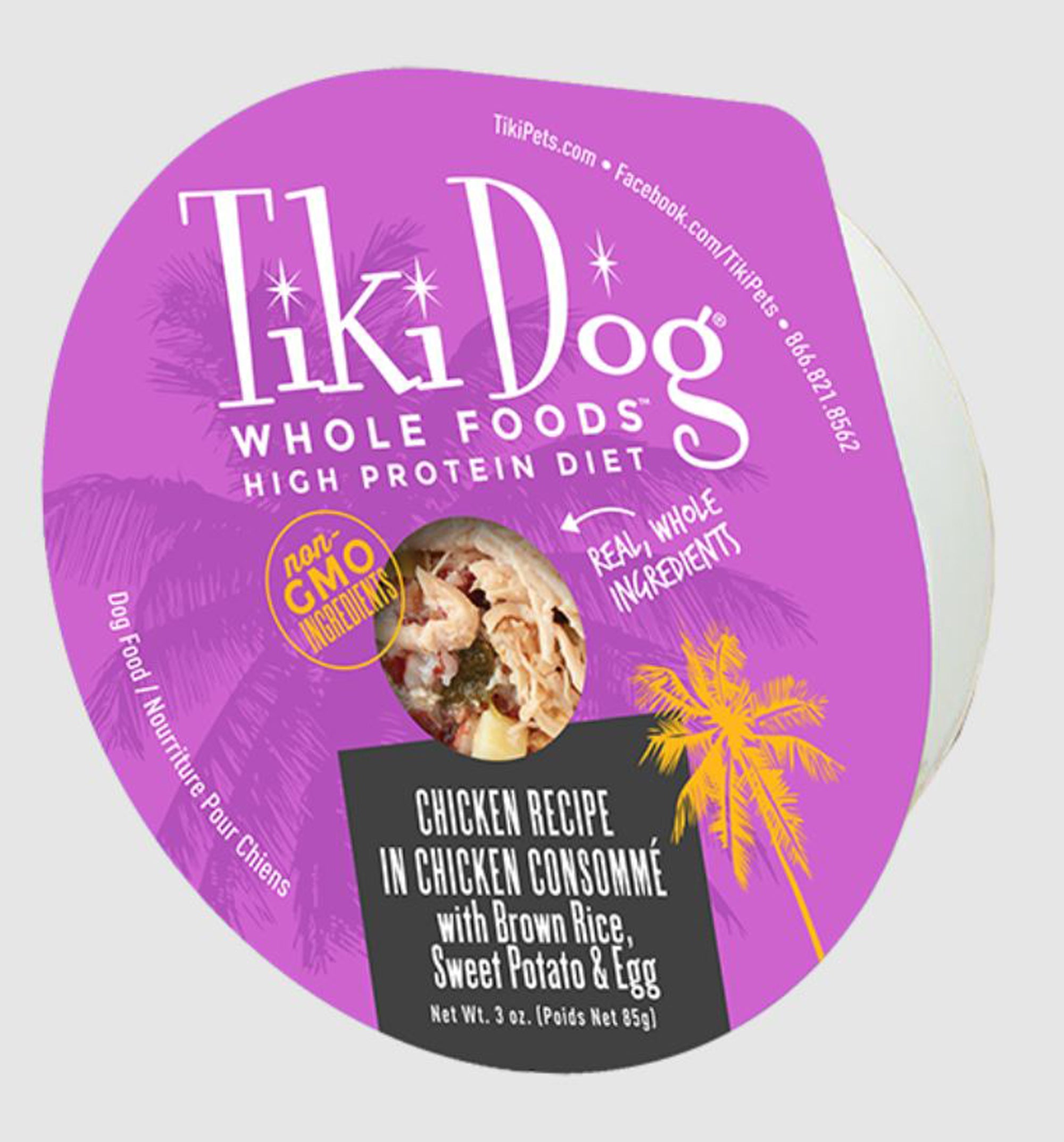 Tiki Pet Dog Luau Chicken Consomme 3oz. (Case of 4)