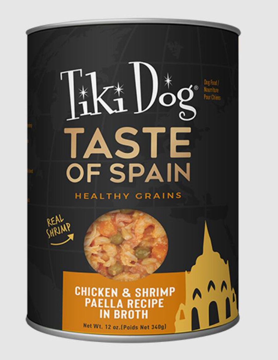 Tiki Pet Dog Gourmet Spanish Paella 12oz. (Case of 8)