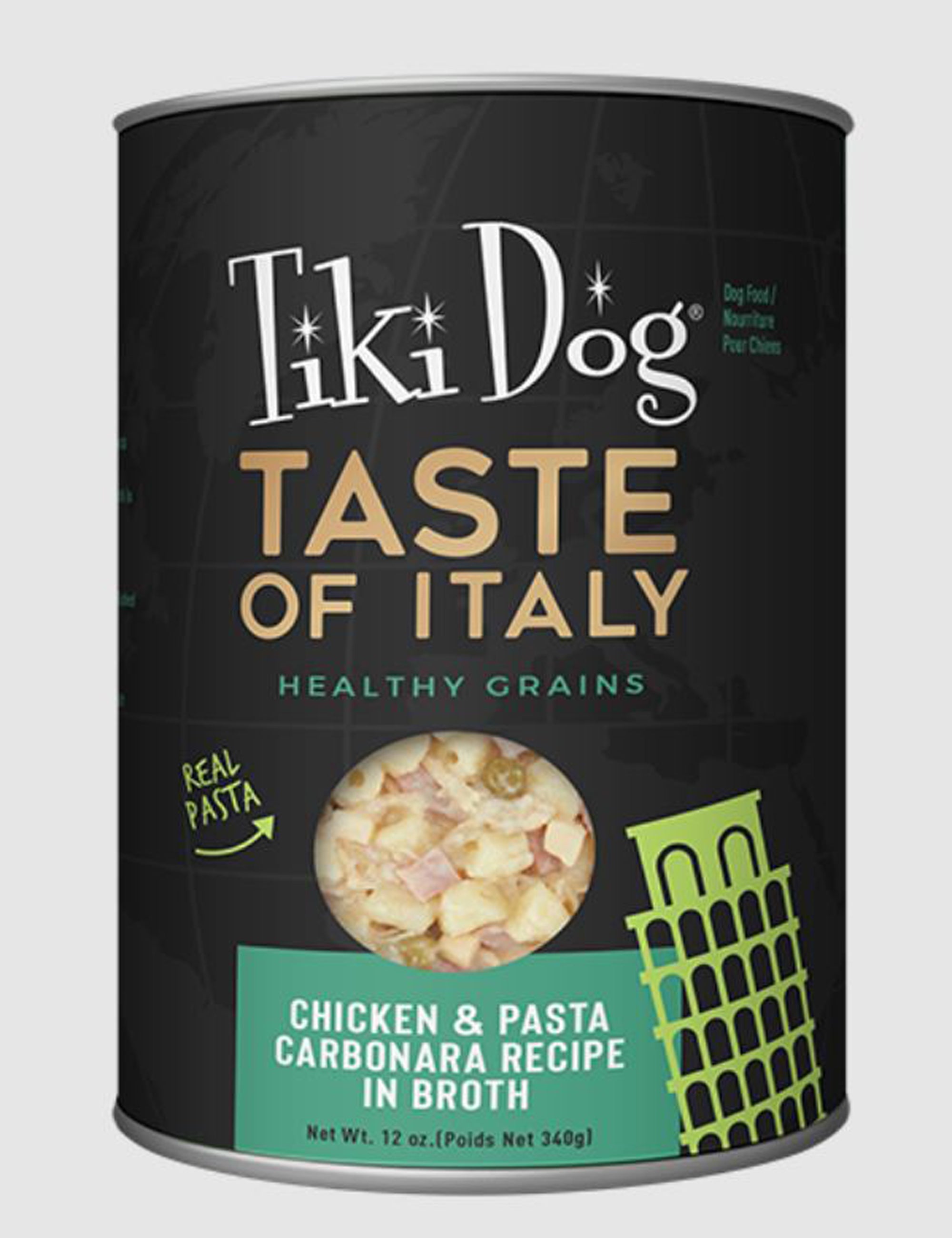 Tiki Pet Dog Gourment Italian Chicken 12oz. (Case of 8)