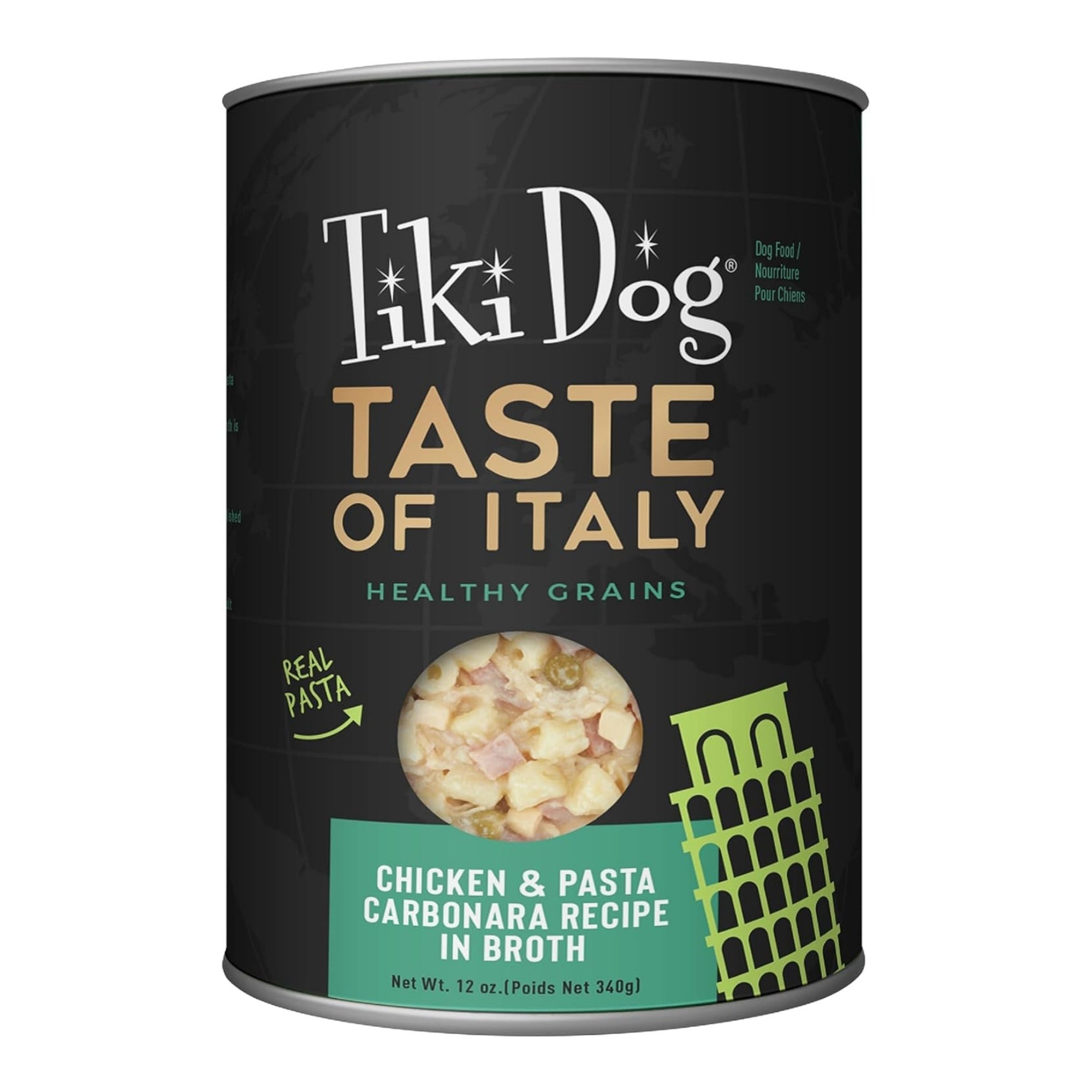 Tiki Pet Dog Gourment Italian Chicken 12oz. (Case of 8)