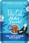 Tiki Pets Cat Aloha Friends Tuna, Tilapia & Pumpkin 3oz. Pouches (Case of 12)