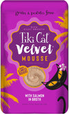 Tiki Pets Cat Velvet Mousse Salmon in Broth 2.8oz. (Case of 12)