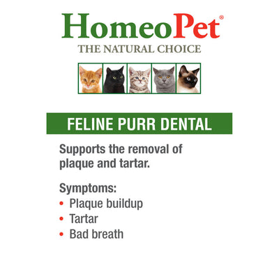 HomeoPet Feline Purr Dental for Cats 1ea/0.51 Fl. oz