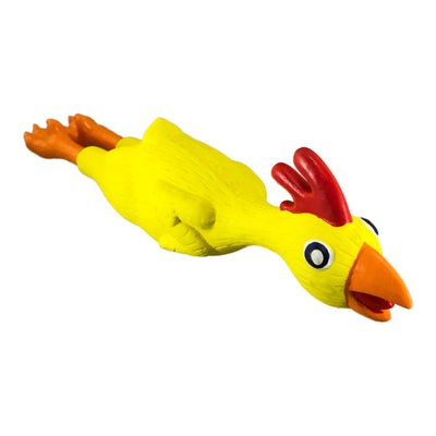 Petsport USA NaturFlex Natural Latex Rubber Dog Toy Chicken, 1ea/6 in, Tiny Tot