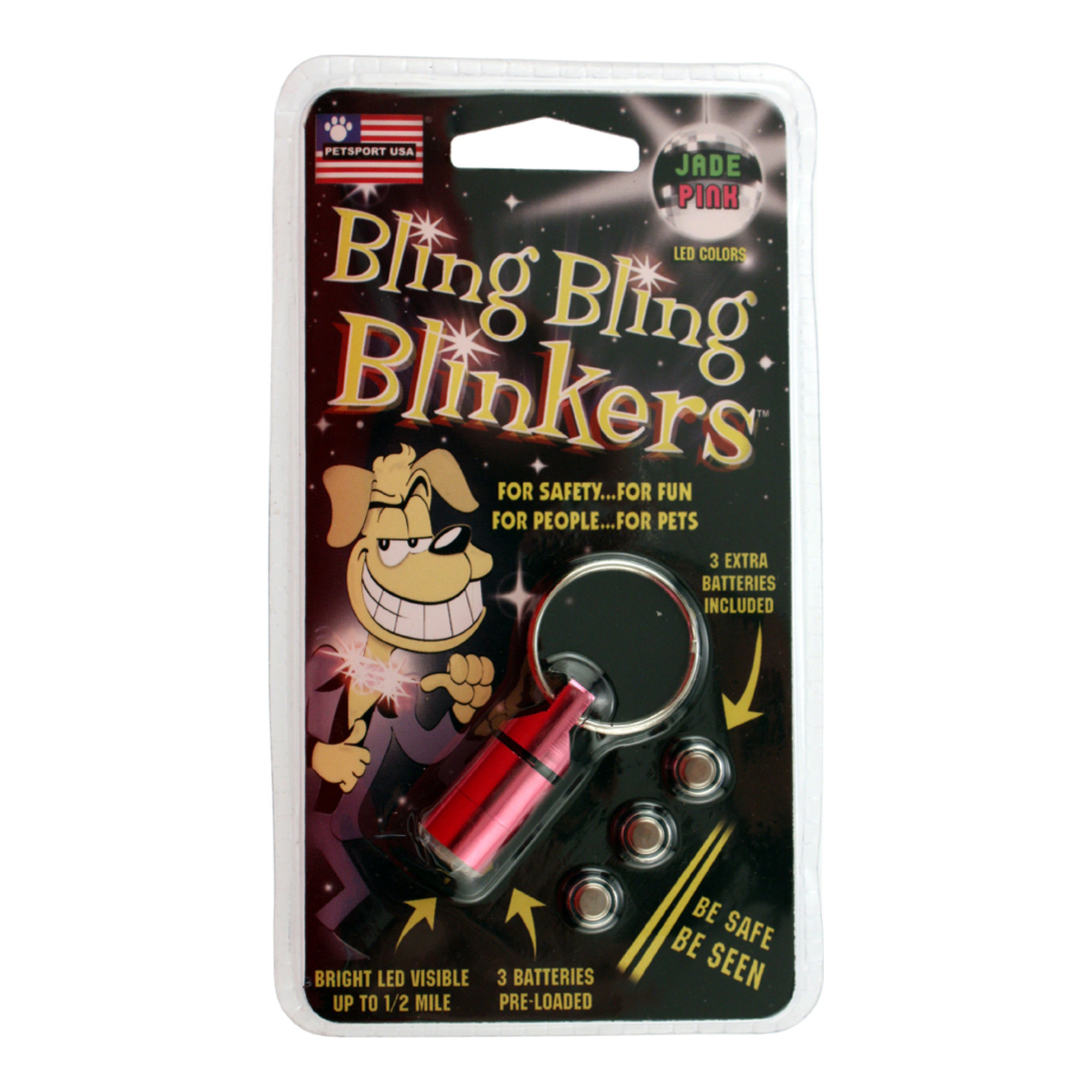 Petsport USA Bling Bling Blinker Assorted 6ea