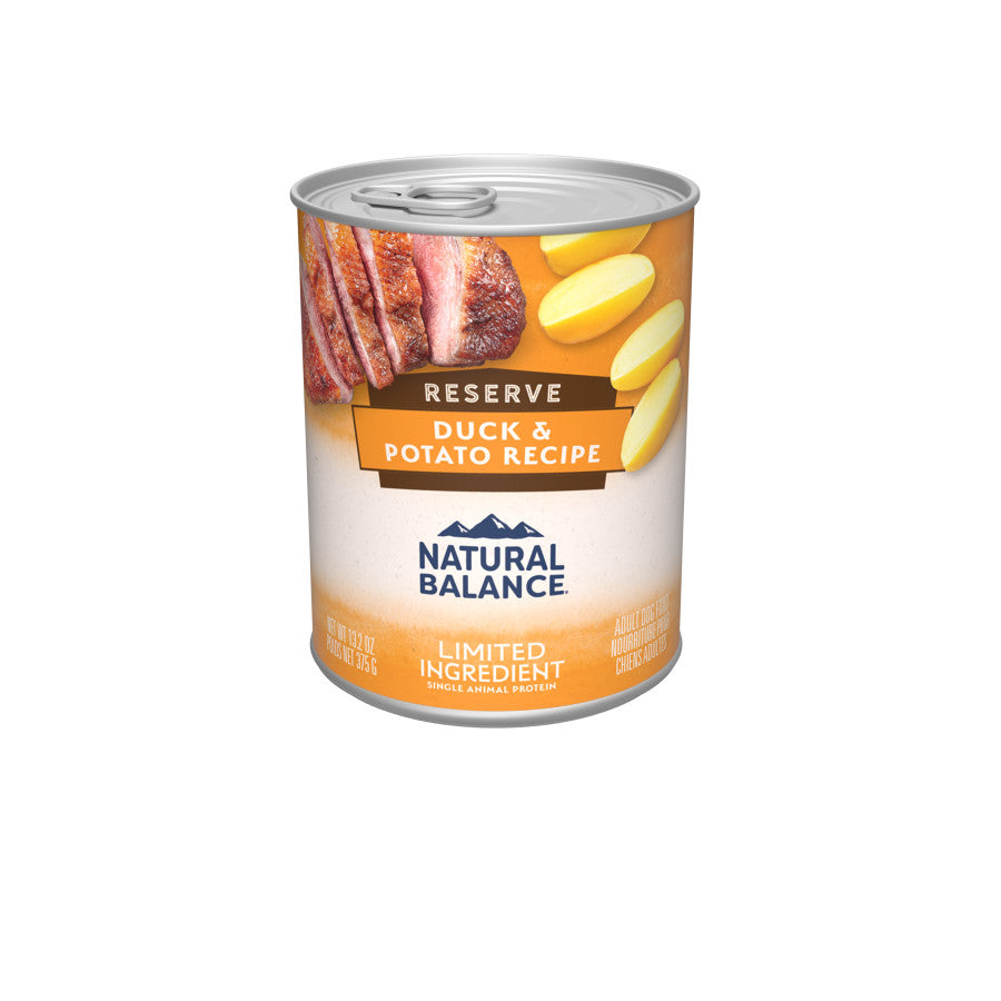 Natural Balance Pet Foods Limited Ingredient Reserve Canned Dog Food Duck & Potato 13.2oz