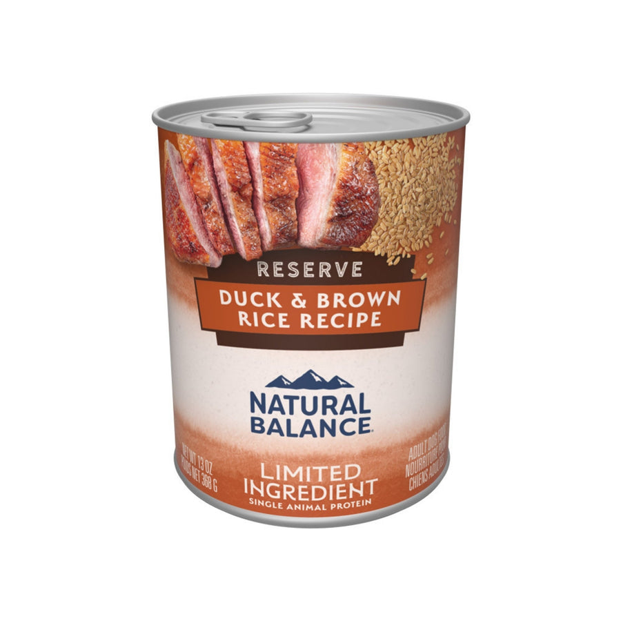 Natural Balance Pet Foods Limited Ingredient Reserve Canned Dog Food Duck & Brown Rice 13oz