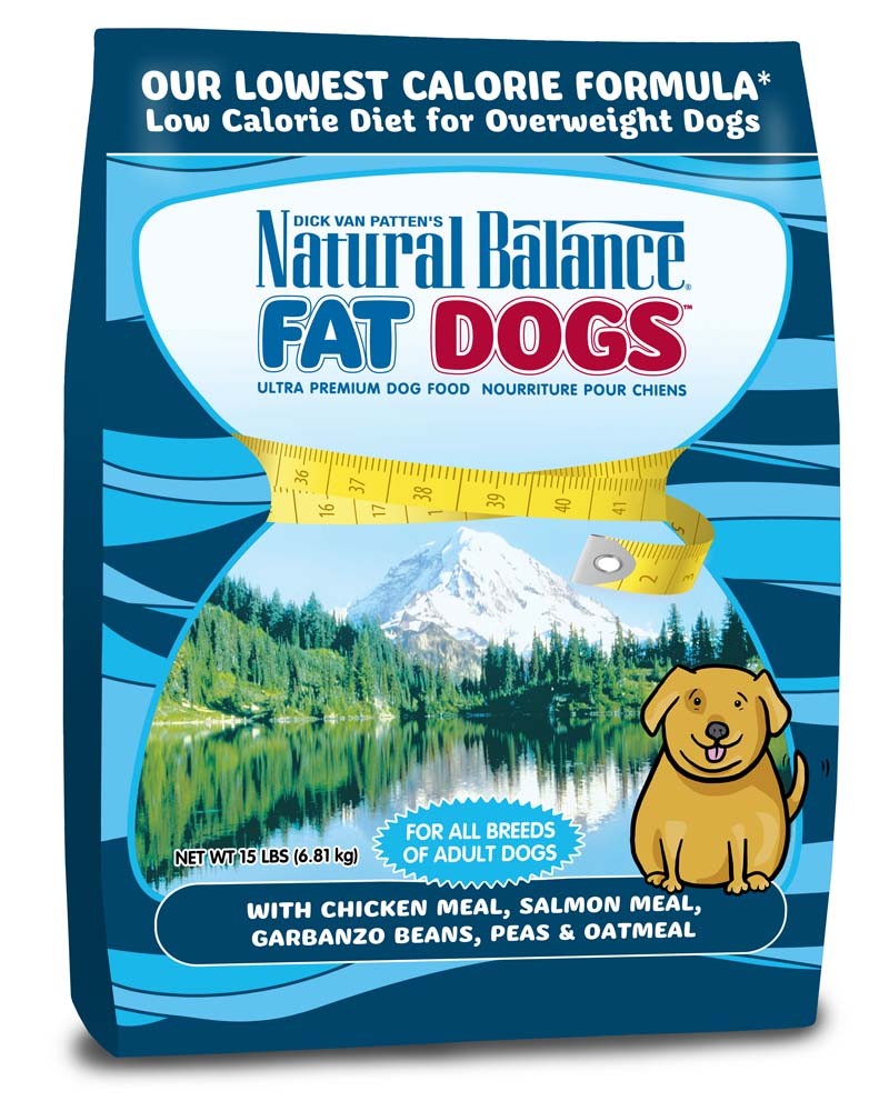 Natural Balance Pet Foods Fat Dogs Chicken and Salmon Formula Low Calorie Dry Dog Food 15 lb