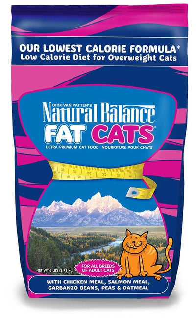 Natural Balance Pet Foods Targeted Nutrition Fat Cats Low Calorie Dry Cat Food Chicken & Salmon 1ea/6 lb