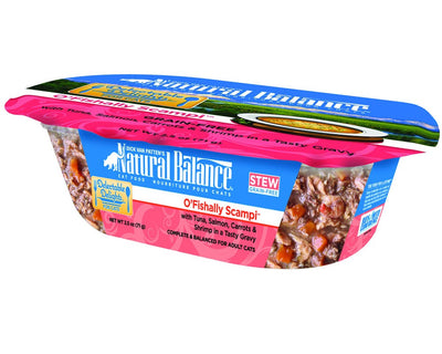 Natural Balance Pet Foods Delectable Delights Wet Cat Food O'Fishally Scampi Stew 12ea/2.5 oz