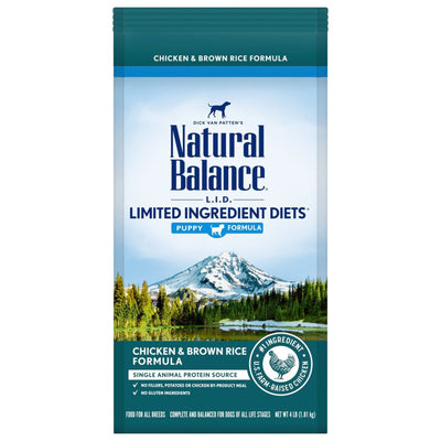 Natural Balance Pet Foods L.I.D. Puppy Dry Dog Food Chicken & Brown Rice 1ea/4 lb