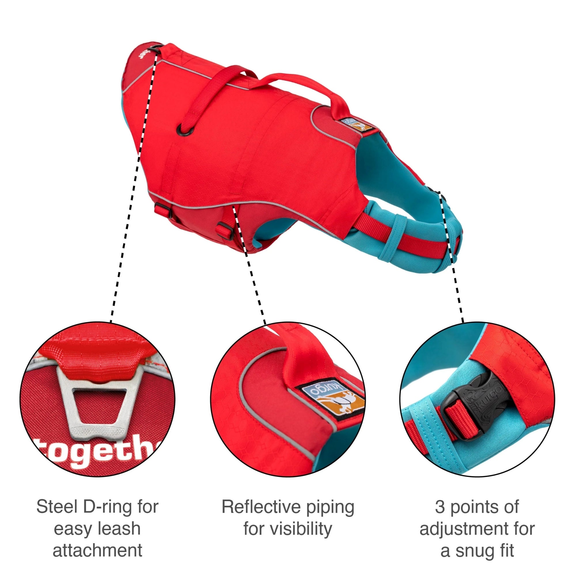 Kurgo Dog Life Jacket Yellow Small