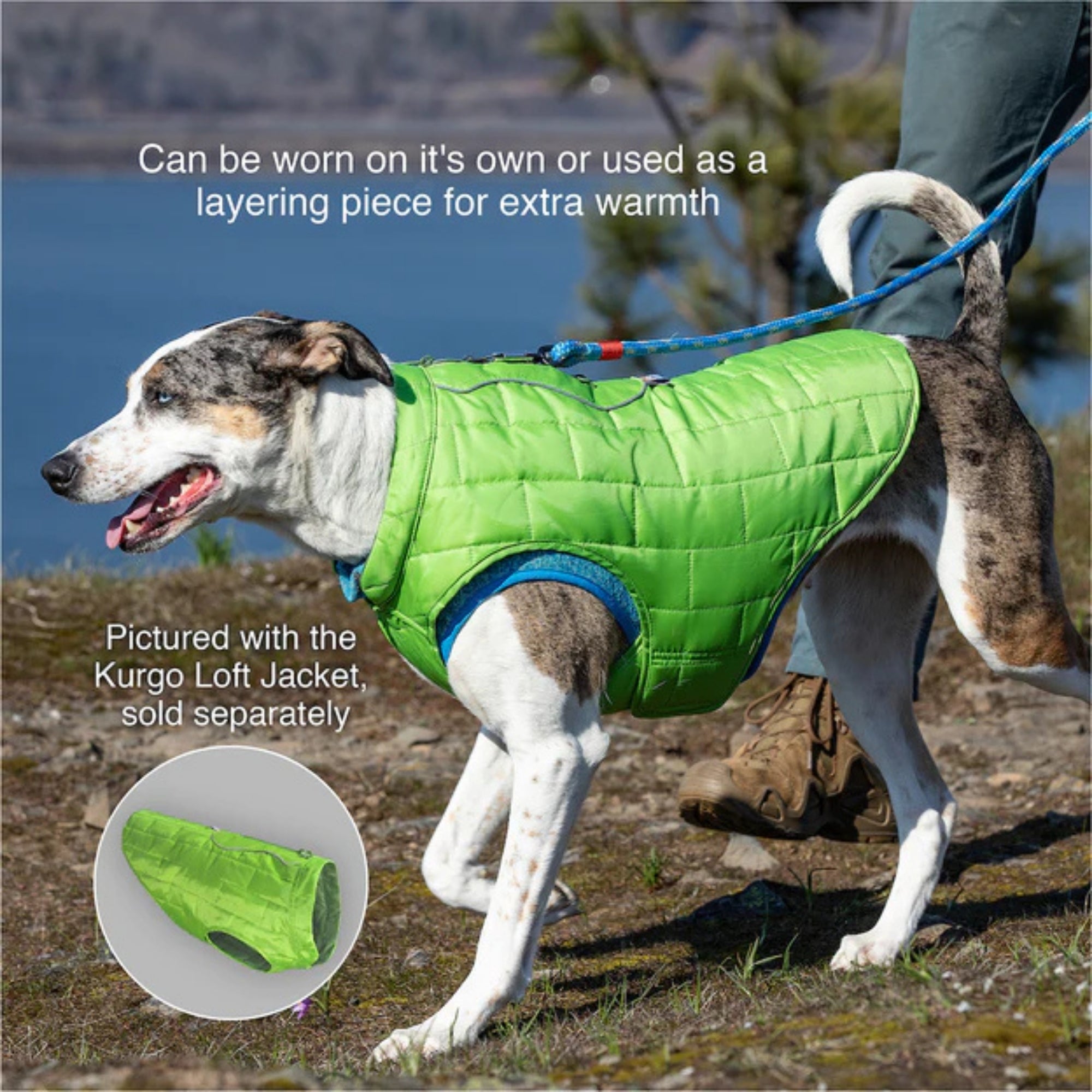Kurgo Dog Core Sweater Heather Black Medium