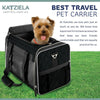 Katziela Quilted Companion Carrier Black Large