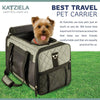 Katziela Quilted Companion Carrier Gray Large