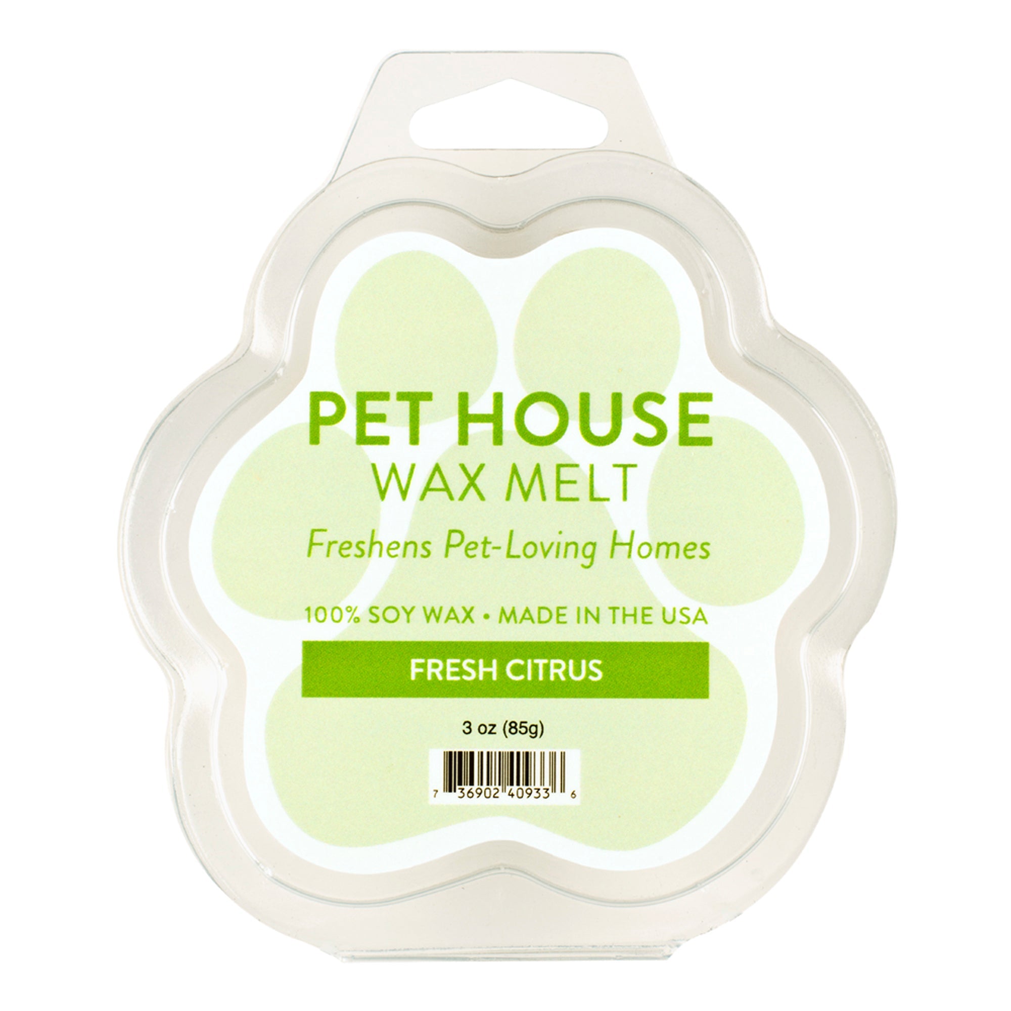 Pet House Candle Wax Melt Fresh Citrus Case of 12