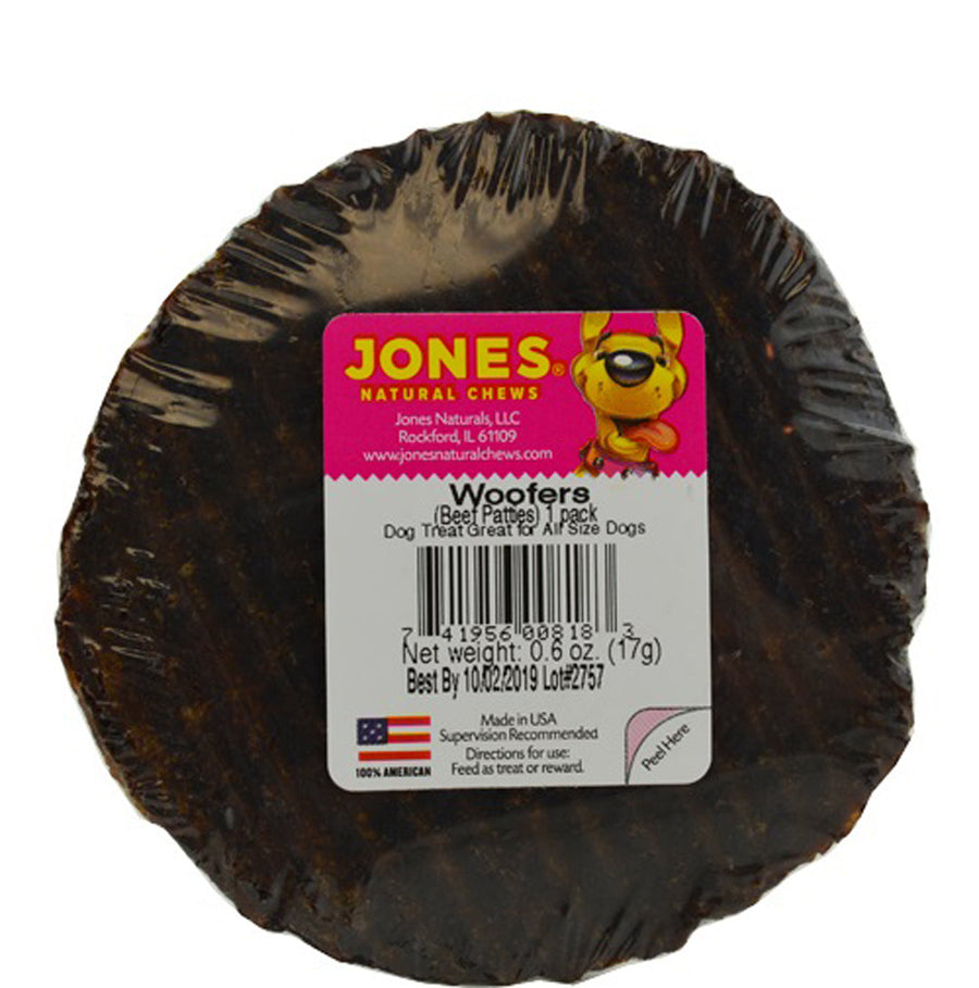 Jones Woofer 2Pk(25Count)  Shrinkwrap100% Beef Patties