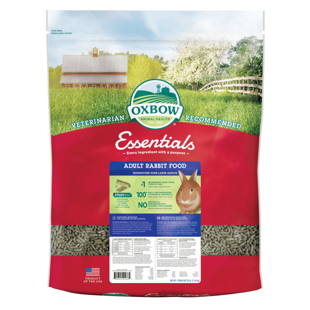 !!OXBOW S ESSEN ADLT RBT 25#