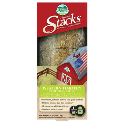 Oxbow Animal Health Harvest Stacks Western Timothy Hay & Chamomile Small Animal Treat 1ea/35 oz