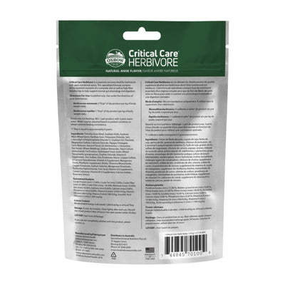 Oxbow Animal Health Critical Care Herbivore Feeding Formula 141g, Anise, 1ea/4.97oz.