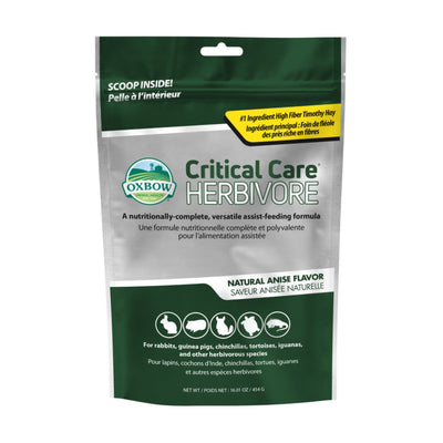 Oxbow Animal Health Critical Care Herbivore Feeding Formula 454g, Anise, 1ea/16oz.