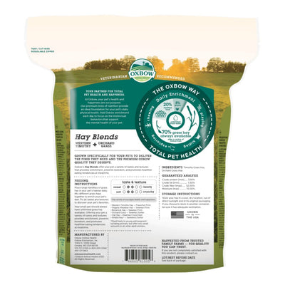 Oxbow Animal Health Hay Blends Western Timothy & Orchard Grass Hay Blends 1ea/40 oz