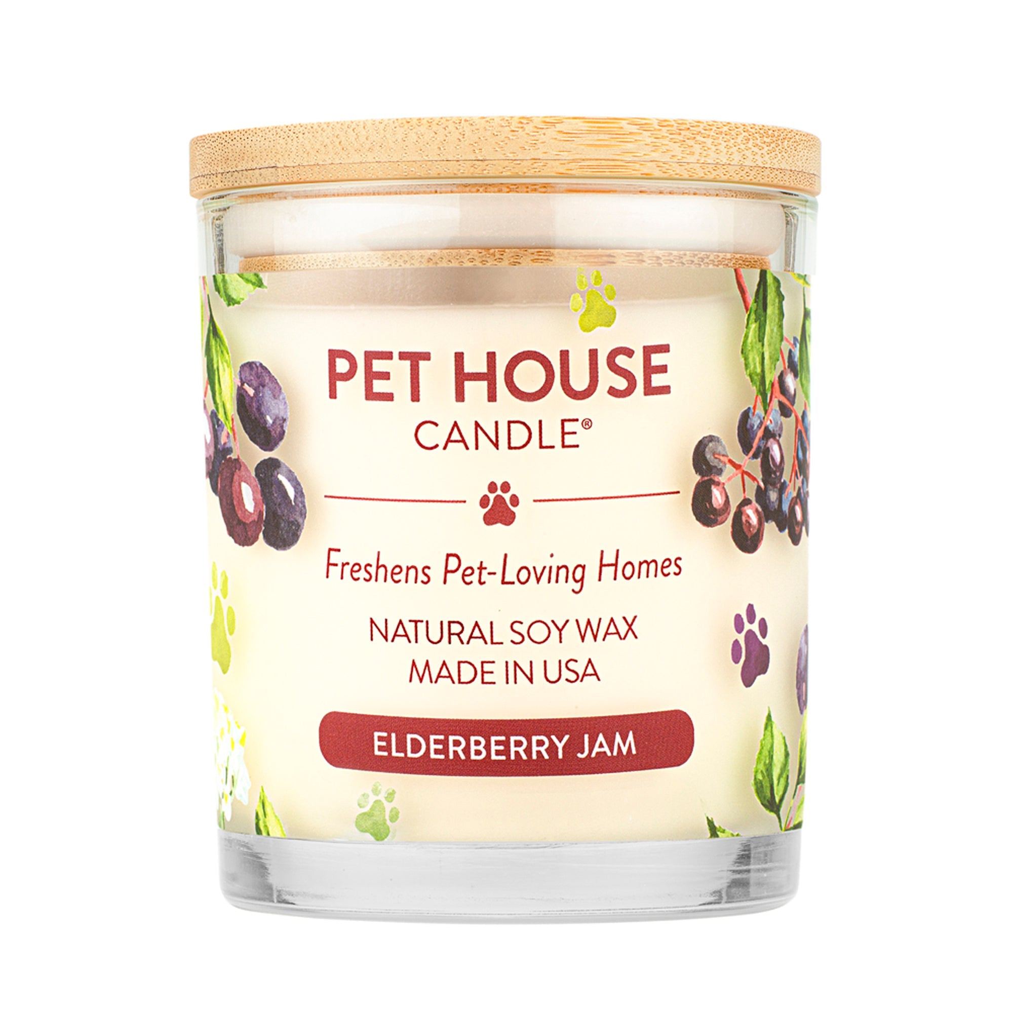 Pet House Candle  Elderberry Jam Large 3 Piece Fall