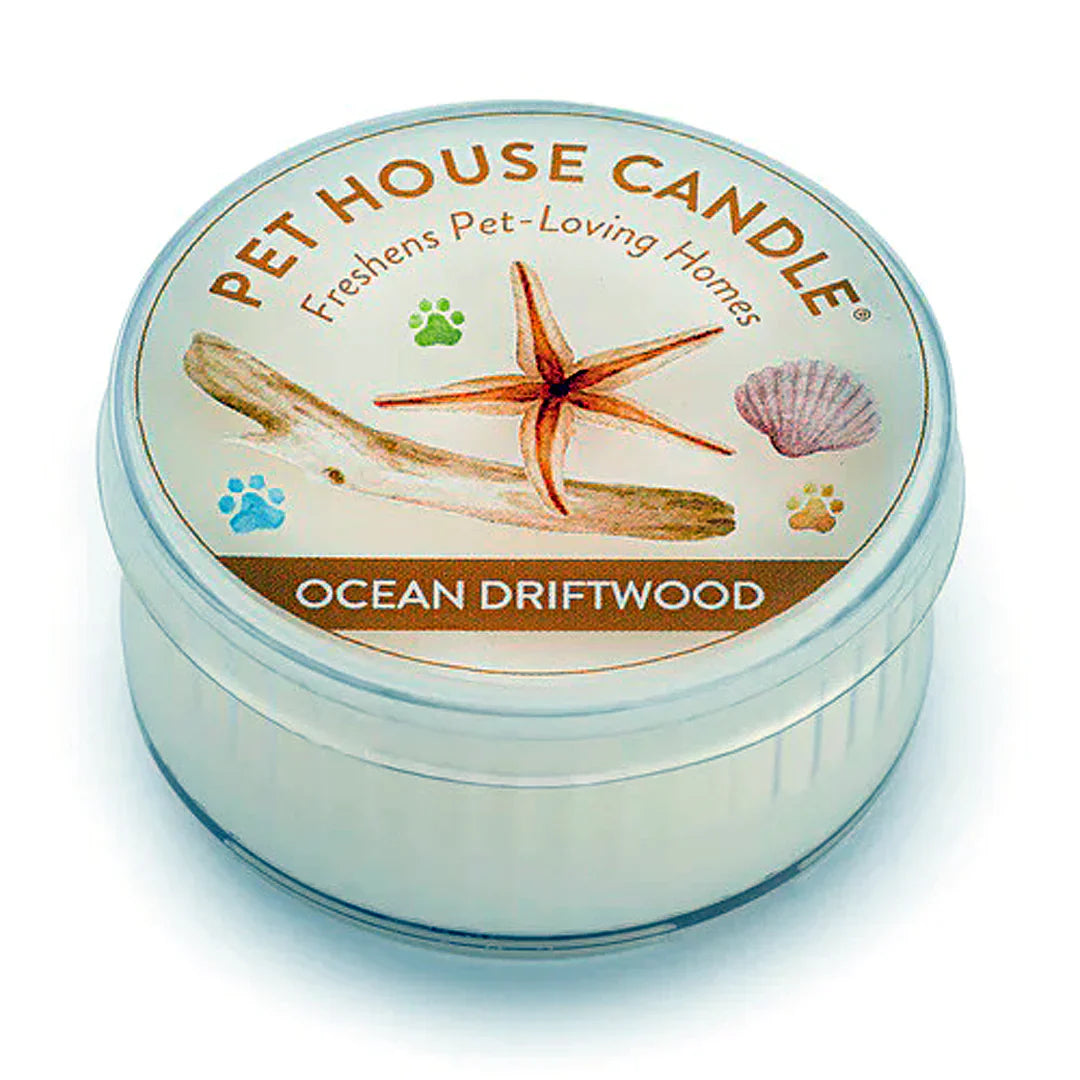 Pet House Candle Ocean Driftwood Mini