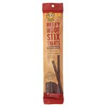 Happy Howie Dog Beef Woof Stix 11 Inch 4 Pack