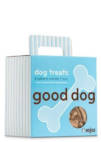 Sojos Good Dog Treats Blueberry Cobbler 8oz.