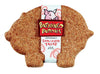 Natures Animals Barnyard Buddies Pig Shaped Dog Biscuit Display Bacon & Cheese 1ea/6 in, 18 ct