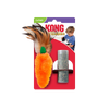 KONG Refillables Catnip Carrot with Feather Cat Toy Orange 1ea/One Size