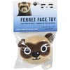 Marshall Pet Products Ferret Face Toy Tan, Brown 1ea/One Size