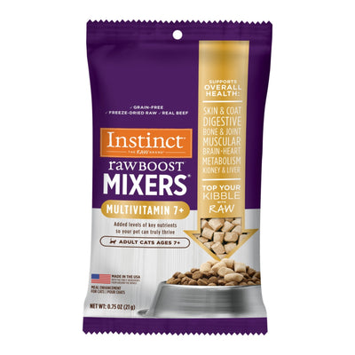 Natures Variety Raw Boost Mixers Cat Freeze-dried .75oz. Multivitamin 7+ Chicken (Case of 8)