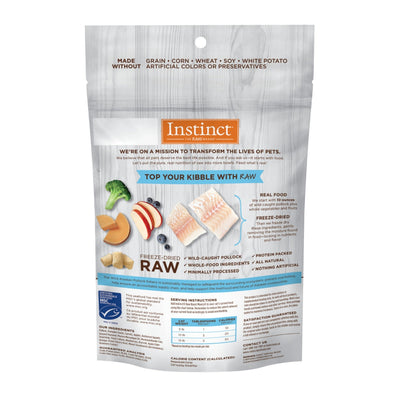 Natures Variety Instinct Raw Boost Mixers Cat Freeze-dried 5oz. Alaskan Pollock Topper