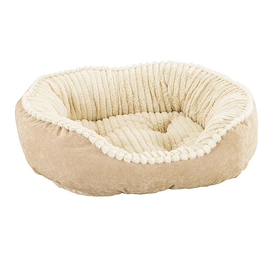 Ethical Pet Sleep Zone Carved Plush 26? Tan