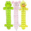 **Multipet Pet Envy Long Squeaker Mat Dog Toy Assorted 1ea/25 in