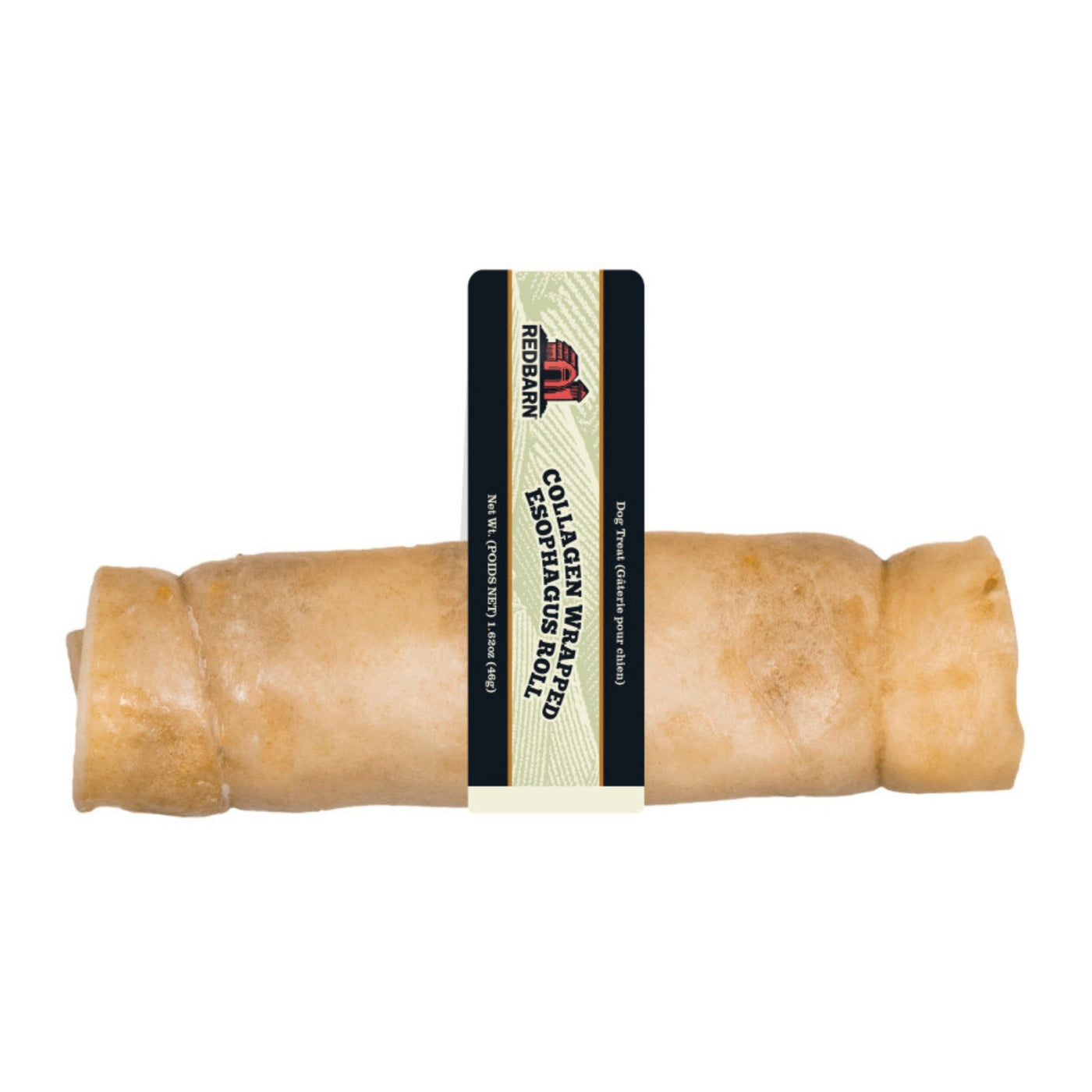 Redbarn Collagen Wrapped Esophagus Roll Dog Treat Medium 25ct