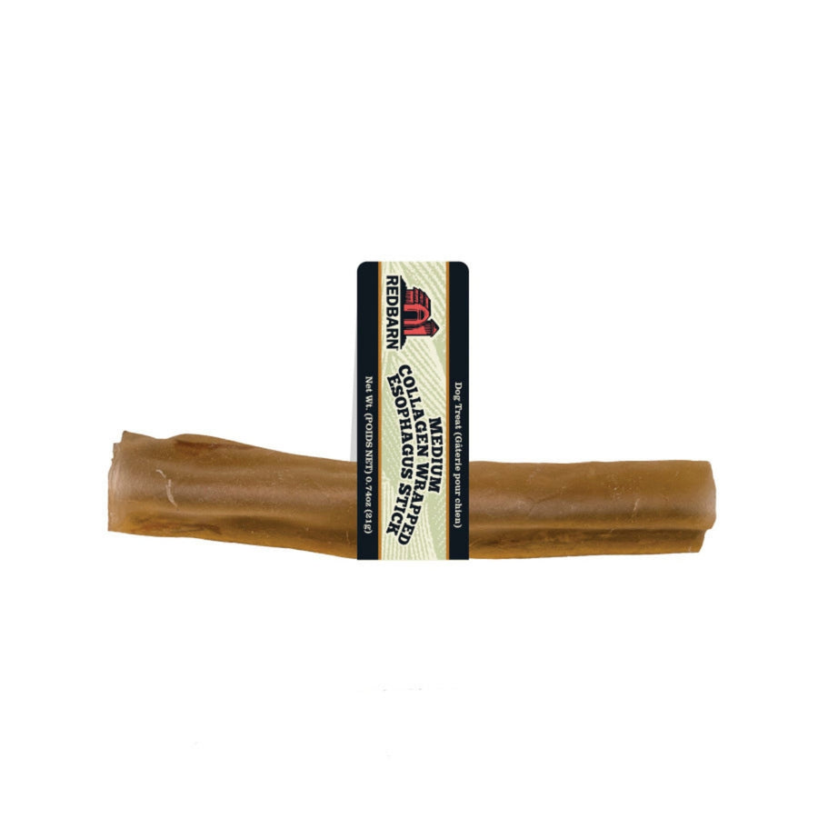 Redbarn Pet Products Redbarn Collagen Wrapped Esophagus Stick Dog Treat 20ea/MD, 20 ct