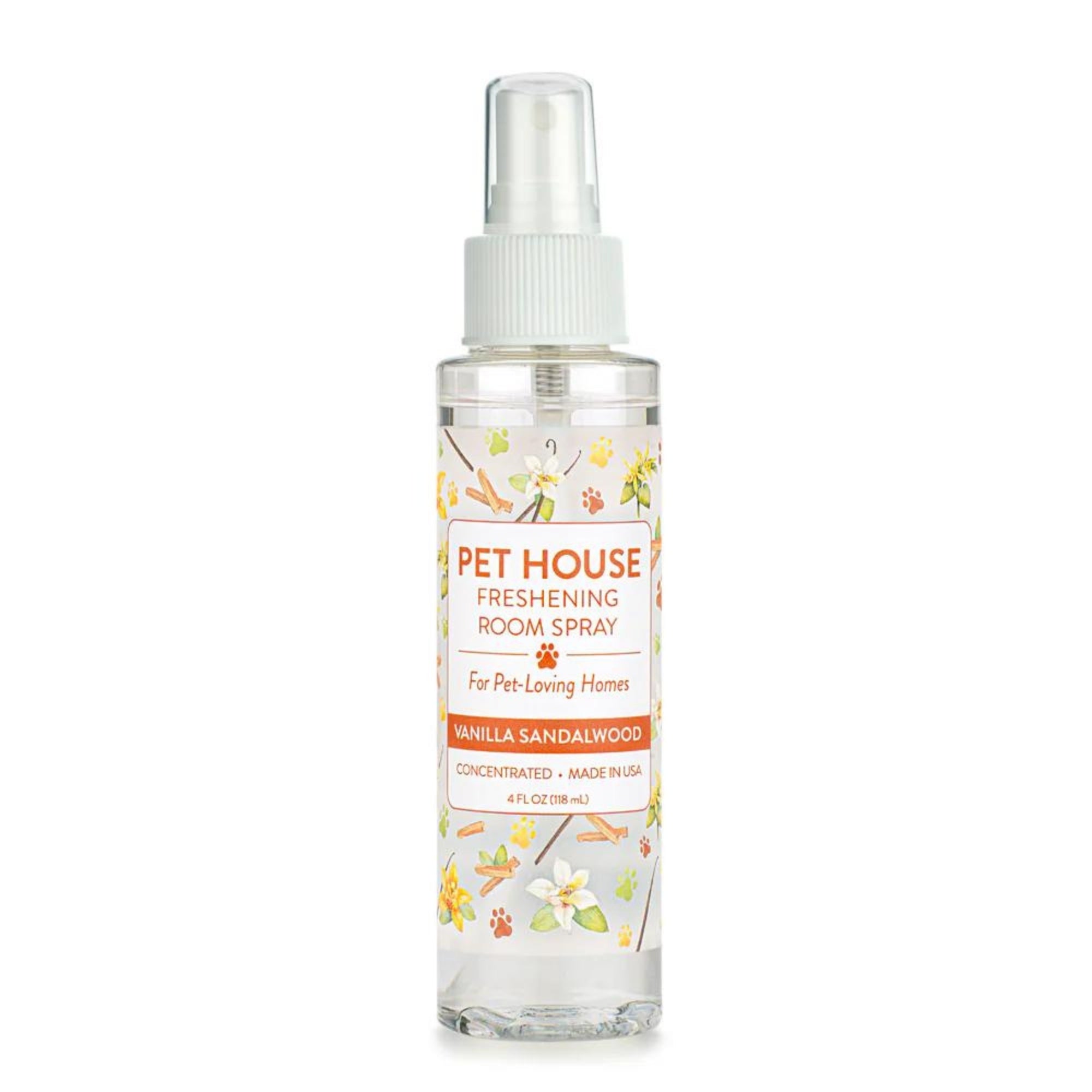 Pet House Candle Vanilla Sandalwood Room Spray 4oz. (Case of 12)