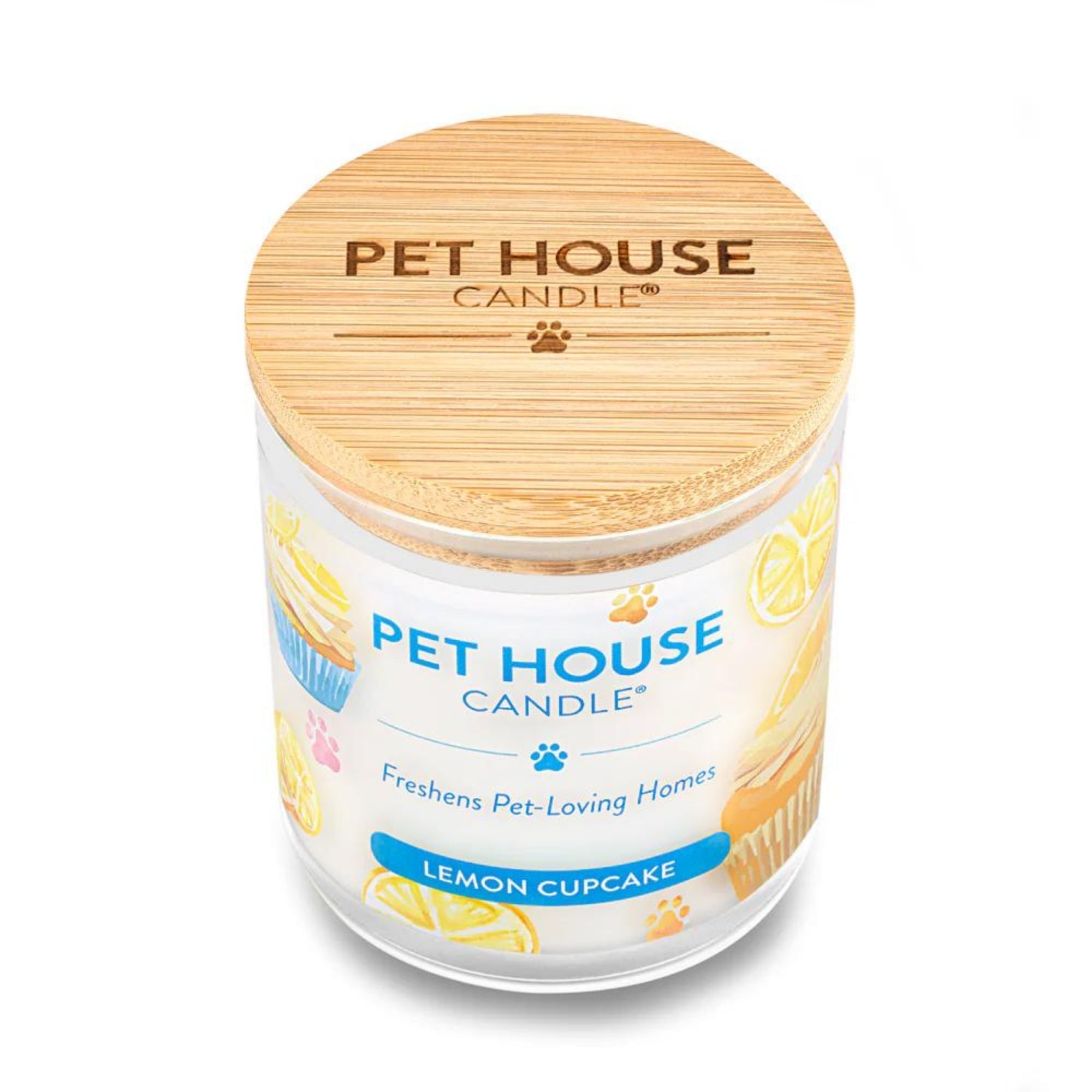 Pet House Candle Lemon Cupcake Large  (Case of 3)
