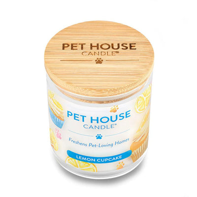 Pet House Candle Lemon Cupcake Large  (Case of 3)